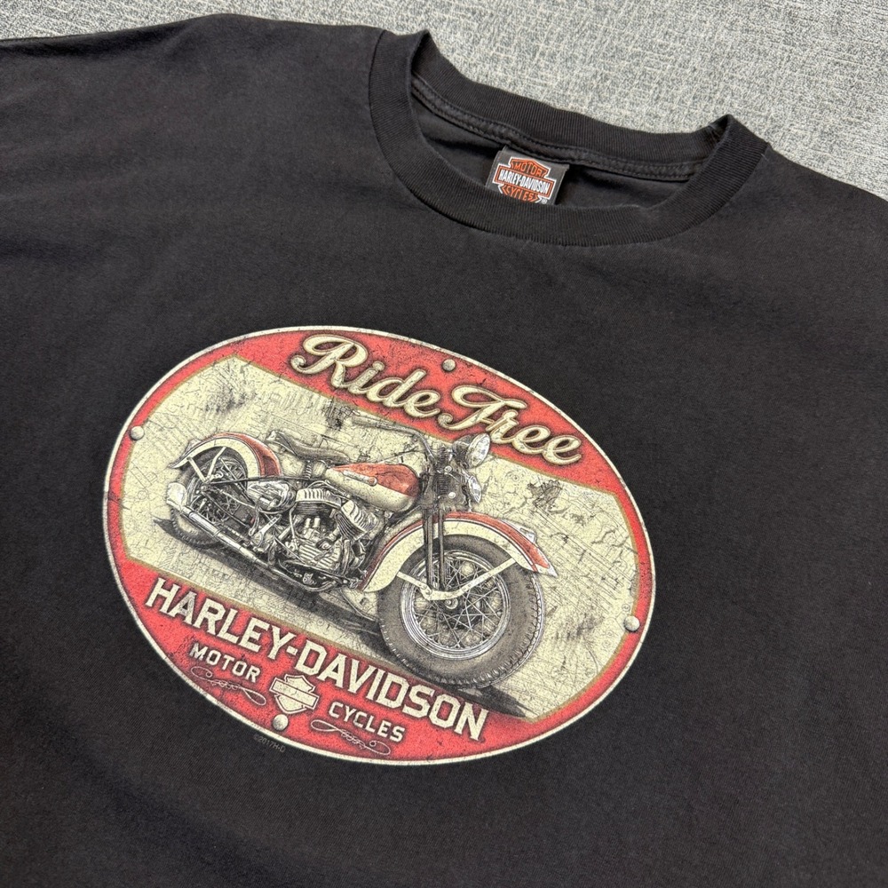 Harley Davidson T Shirt Mens 5XL Black Ride Free Dillon Brothers Omaha 2011